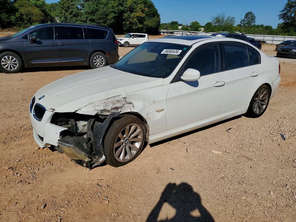 2011 BMW 3er VIN WBAPH7G59BNM57233 COPART salvage auction — FRONT END, Nc - Salvage Certificate Of Title, sold $300 on 2026-07-20 (photo 1)