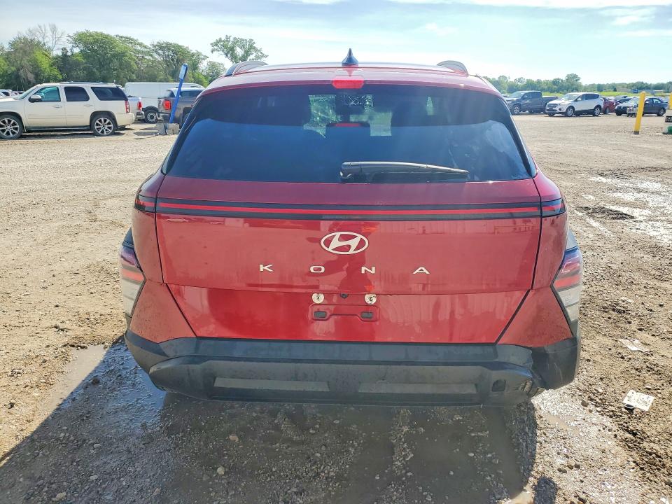 2025 Hyundai Kona VIN KM8HB3AB4SU340287 COPART salvage auction — FRONT END, Az - Cert Of Title - Salvage (P), sold $2,600 on 2026-07-13 (photo 6)