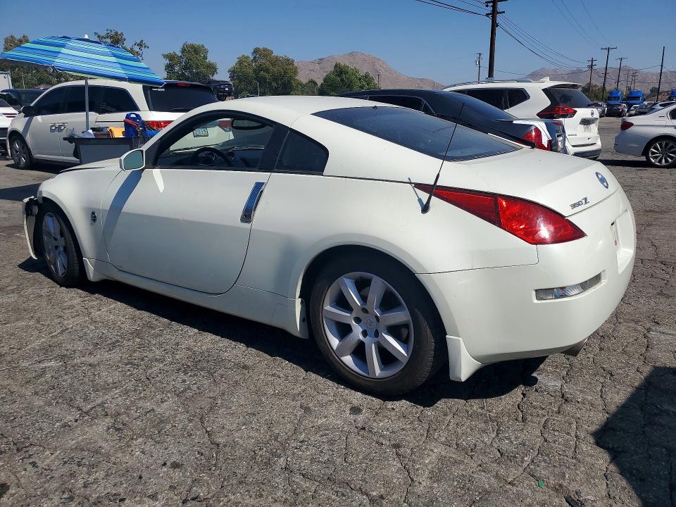 2003 Nissan 350z VIN JN1AZ34D63T105897 COPART salvage auction — FRONT END, CA - SALVAGE CERTIFICATE, sold $3,500 on 2026-07-16 (photo 2)