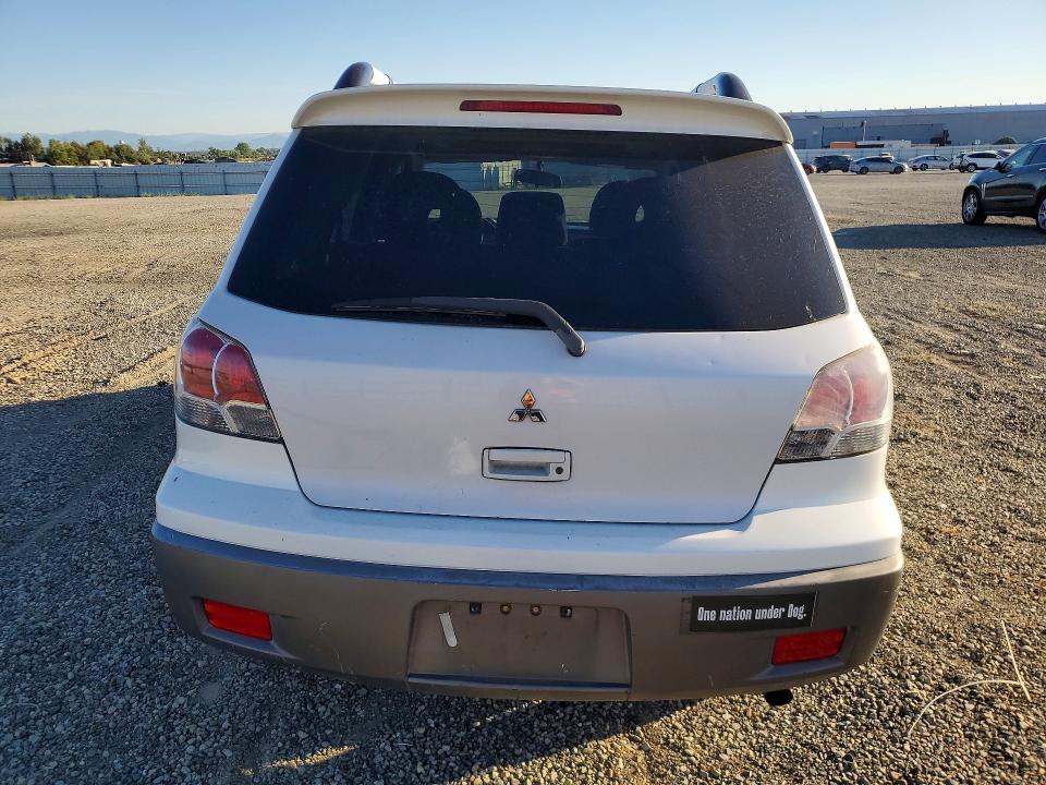 2003 Mitsubishi Outlander VIN JA4LX41G33U036946 COPART salvage auction — FRONT END, Ca - Salvage Certificate, sold $50 on 2026-07-10 (photo 6)