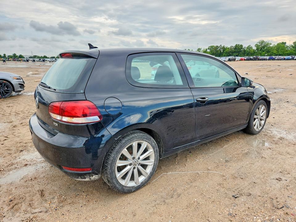 2012 Volkswagen Golf VIN WVWBM7AJ7CW251905 COPART salvage auction — FRONT END, Co - Certificate Of Title (P), sold $1,750 on 2026-07-28 (photo 3)