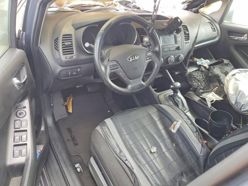2016 Kia Forte VIN KNAFX4A89G5589934 COPART salvage auction — BURN, Ca - Salvage Certificate, sold $325 on 2026-07-24 (photo 8)