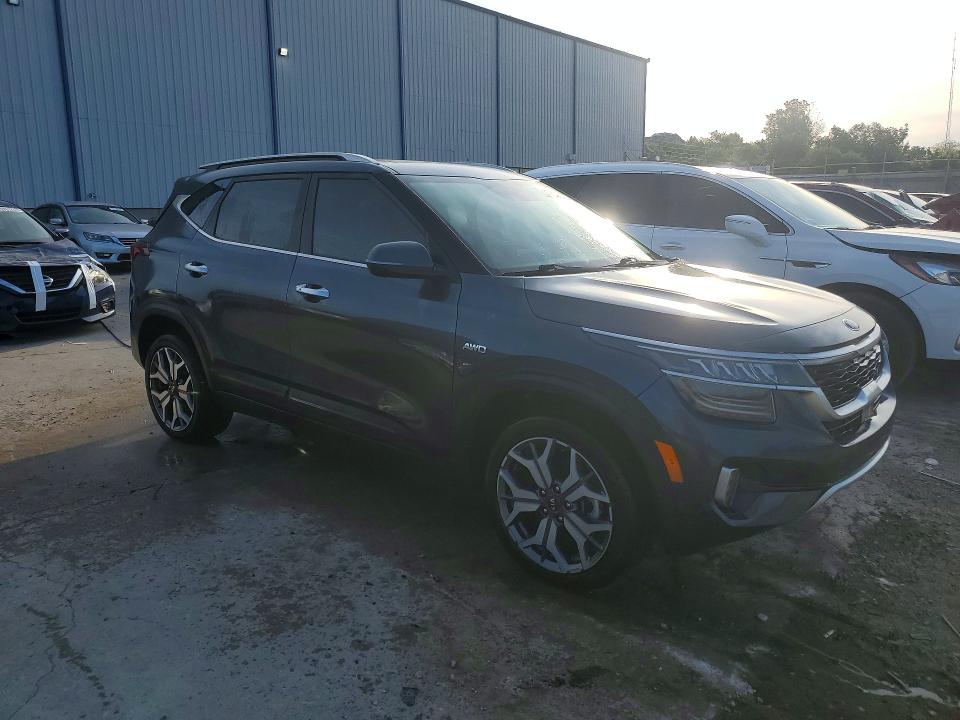 2021 Kia Seltos VIN KNDETCA25M7175016 COPART salvage auction — REAR END, Ky - Cert Of Title-Salvage, sold $3,300 on 2026-07-08 (photo 4)