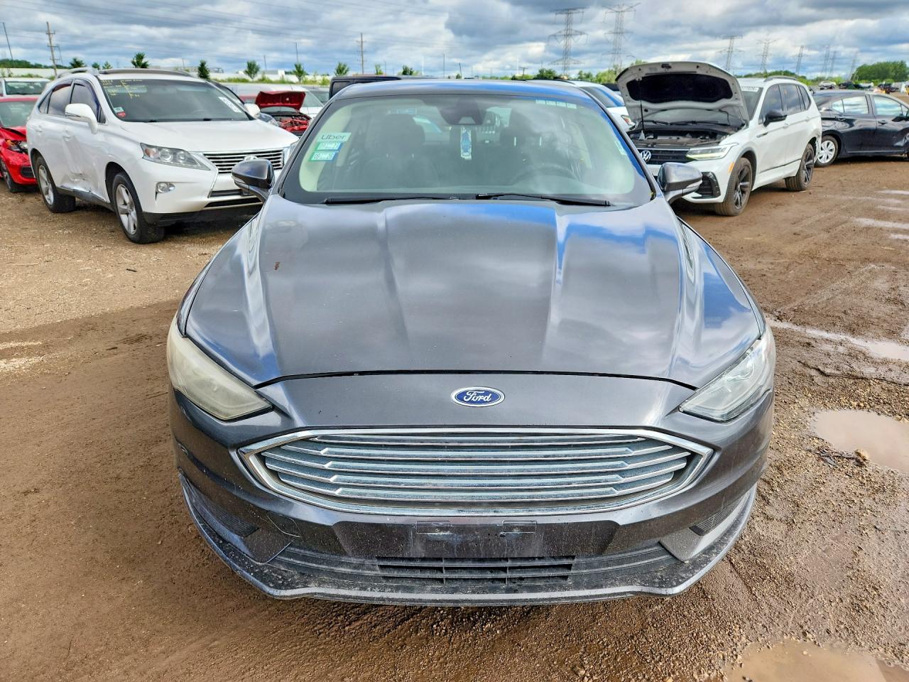 2018 Ford Fusion VIN 3FA6P0HD7JR189105 COPART salvage auction — Rear End, IL - SALVAGE CERTIFICATE, sold $1,100 on 2026-07-09 (photo 5)