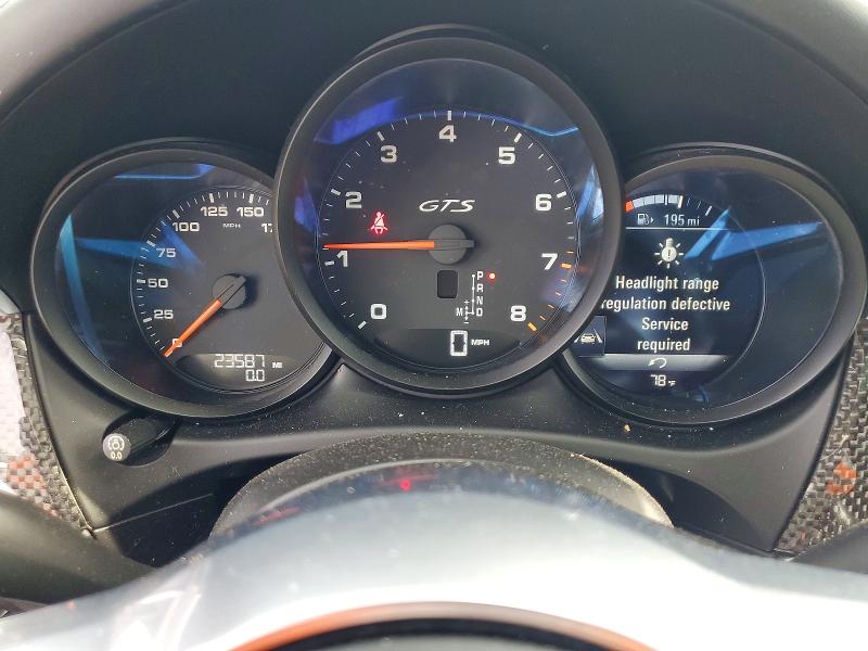 2018 Porsche Macan VIN WP1AG2A56JLB60243 COPART salvage auction — FRONT END, Ca - Salvage Certificate, sold $11,600 on 2026-08-12 (photo 9)