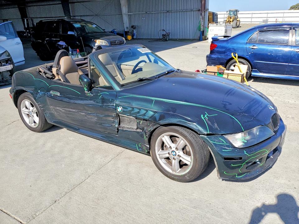 2000 BMW Z3 VIN WBACH9342YLF91984 COPART salvage auction — SIDE, Ca - Salvage Certificate, sold $400 on 2026-07-09 (photo 4)