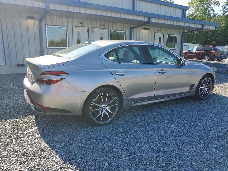 2023 Genesis G70 VIN KMTG54TE8PU127551 COPART salvage auction — WATER/FLOOD, NC - SALVAGE CERT-WATER/FLOOD DAMAG, sold $3,100 on 2026-07-30 (photo 3)