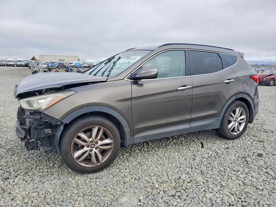2013 Hyundai Santa fe VIN 5XYZU3LA2DG067183 — COPART salvage auction photo