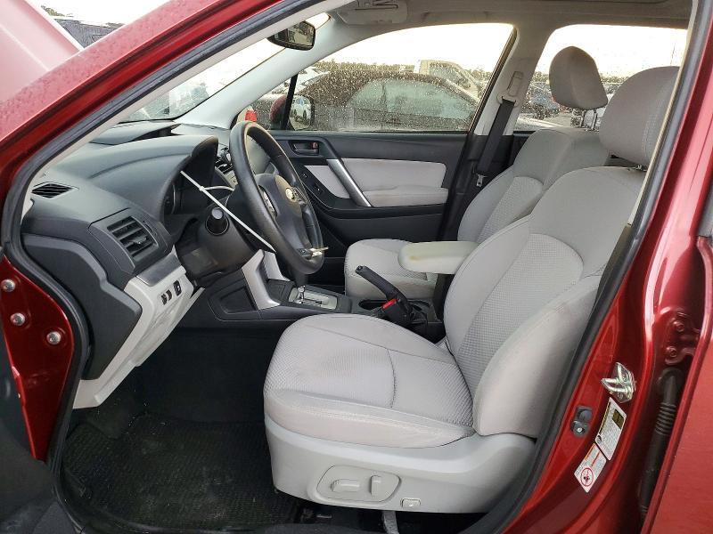 2014 Subaru Forester VIN JF2SJADC2EH465731 COPART salvage auction — FRONT END, TX - SALVAGE VEHICLE TITLE, sold $675 on 2026-07-28 (photo 7)