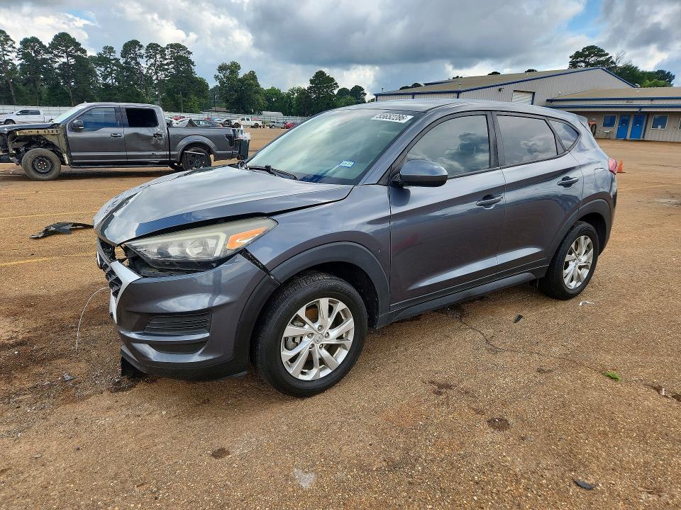 2019 Hyundai Tucson VIN KM8J2CA40KU927377 COPART salvage auction — FRONT END, Tx - Salvage Vehicle Title, sold $2,250 on 2026-07-06 (photo 1)