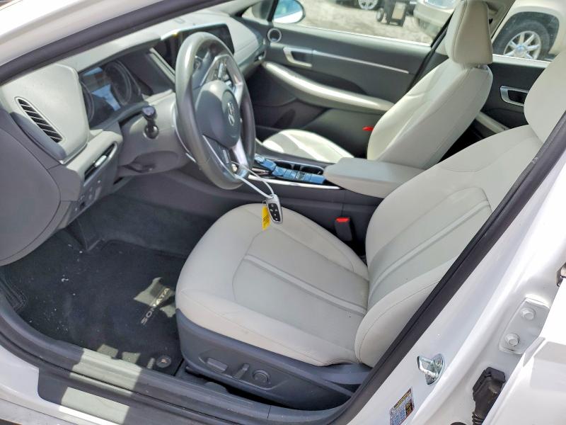 2021 Hyundai Sonata hybrid VIN KMHL34JJ7MA027761 COPART salvage auction — FRONT END, Ca - Salvage Certificate, sold $15 on 2026-07-24 (photo 7)
