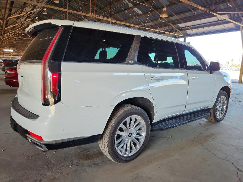 2021 Cadillac Escalade VIN 1GYS4BKLXMR310698 COPART salvage auction — MINOR DENT/SCRATCHES, AZ - CERT OF TITLE - SALVAGE, sold $33,500 on 2026-07-29 (photo 3)
