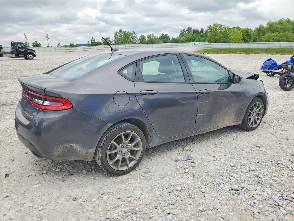 2015 Dodge Dart VIN 1C3CDFBBXFD121191 COPART salvage auction — FRONT END, MI - CERTIFICATE OF TITLE, sold $750 on 2026-07-02 (photo 3)
