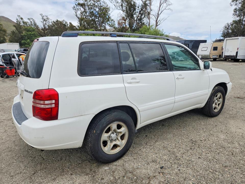 2003 Toyota Highlander VIN JTEGD21A830066091 COPART salvage auction — MINOR DENT/SCRATCHES, Ca - Dis/Dlr/Exp Only Clean Title, sold $500 on 2026-07-21 (photo 3)