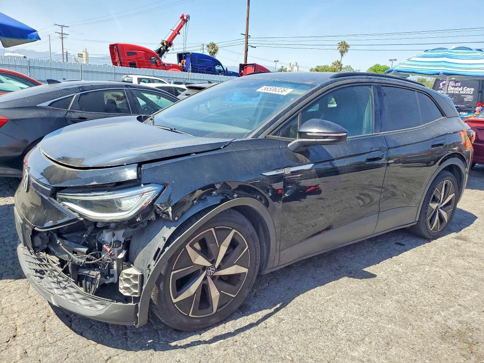 2021 Volkswagen Id.4 VIN WVGTMPE23MP053191 COPART salvage auction — FRONT END, CA - SALVAGE CERTIFICATE, sold $4,100 on 2026-07-23 (photo 1)