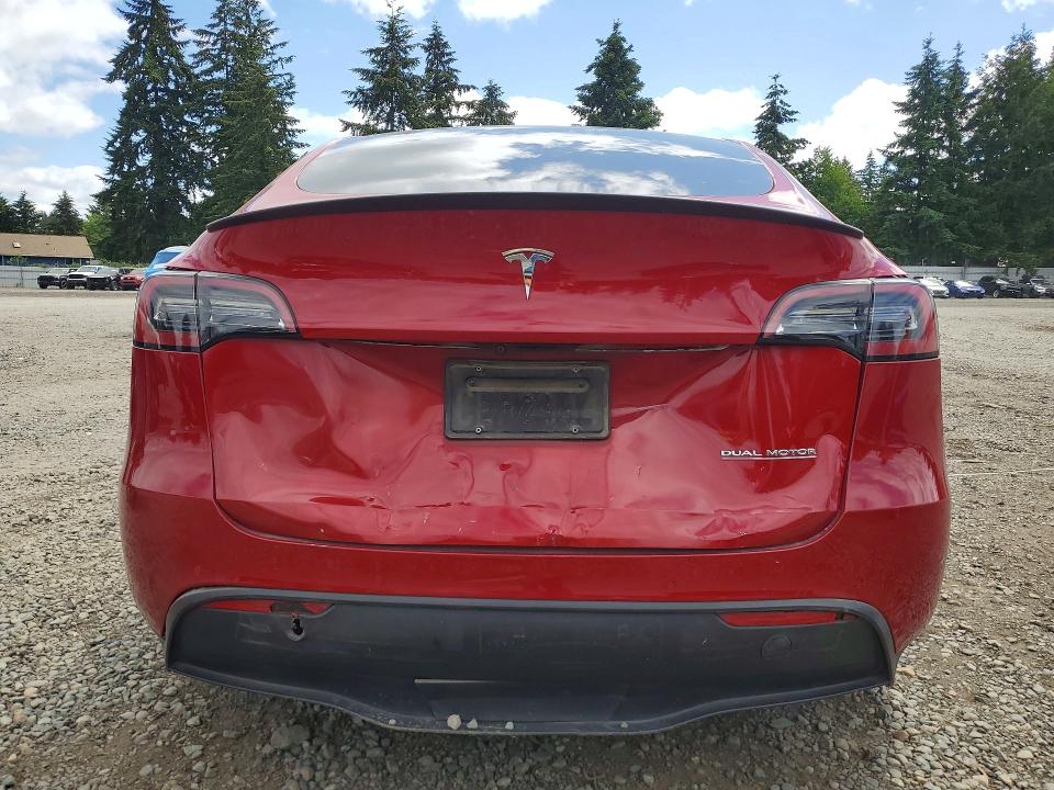 2022 Tesla VIN 7SAYGDEF8NF464247 COPART salvage auction — REAR END, Wa - Bill Of Sale, sold $13,300 on 2026-07-07 (photo 6)