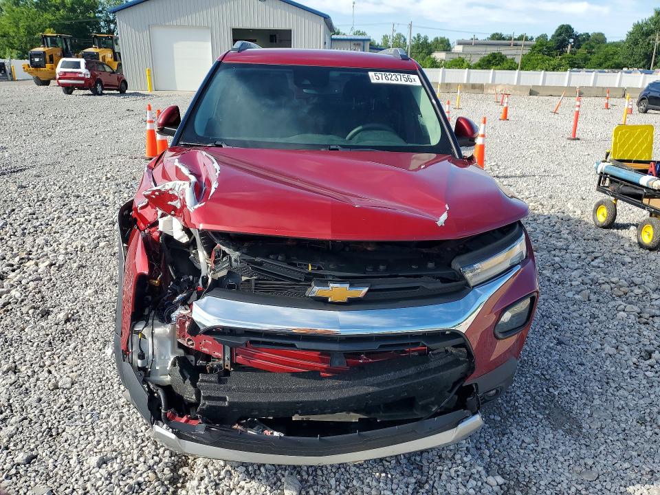 2021 Chevrolet Trailblazer VIN KL79MPSL2MB022987 COPART salvage auction — FRONT END, Oh - Certificate Of Title (P), sold $3,800 on 2026-07-28 (photo 5)