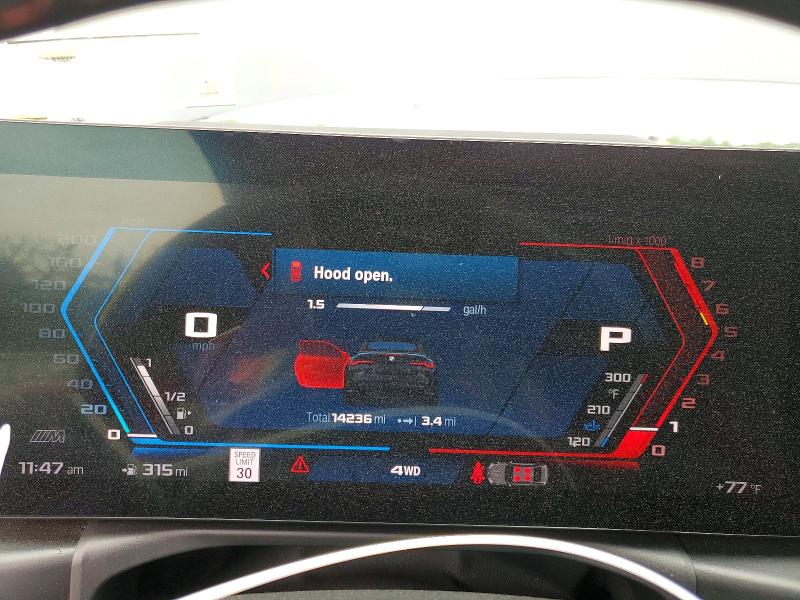 2024 BMW M4 VIN WBS33BA03RCP04695 COPART salvage auction — FRONT END, Ny - Mv-907A Salvage Certificate, sold $27,500 on 2026-07-20 (photo 9)