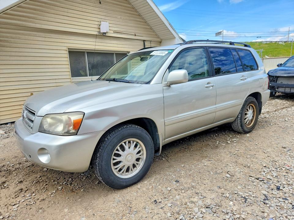 2005 Toyota Highlander VIN JTEDP21A350064598 COPART salvage auction — FRONT END, Oh - Certificate Of Title, sold $1,350 on 2026-07-15 (photo 1)