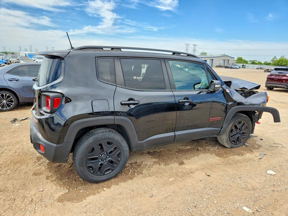 2018 Jeep Renegade VIN ZACCJBCB9JPH98383 COPART salvage auction — FRONT END, IL - SALVAGE CERTIFICATE, sold $525 on 2026-07-30 (photo 3)