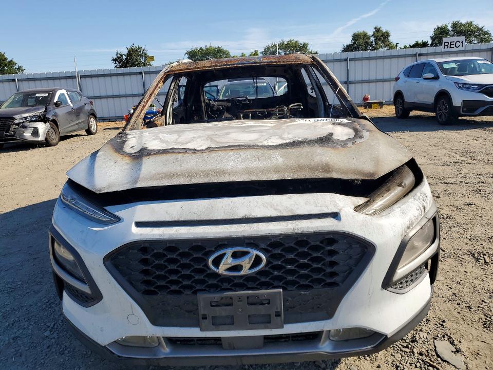 2018 Hyundai Kona VIN KM8K62AA1JU081073 COPART salvage auction — BURN, Ca - Non-Repairable Vehicle Cert, sold $10 on 2026-07-28 (photo 5)
