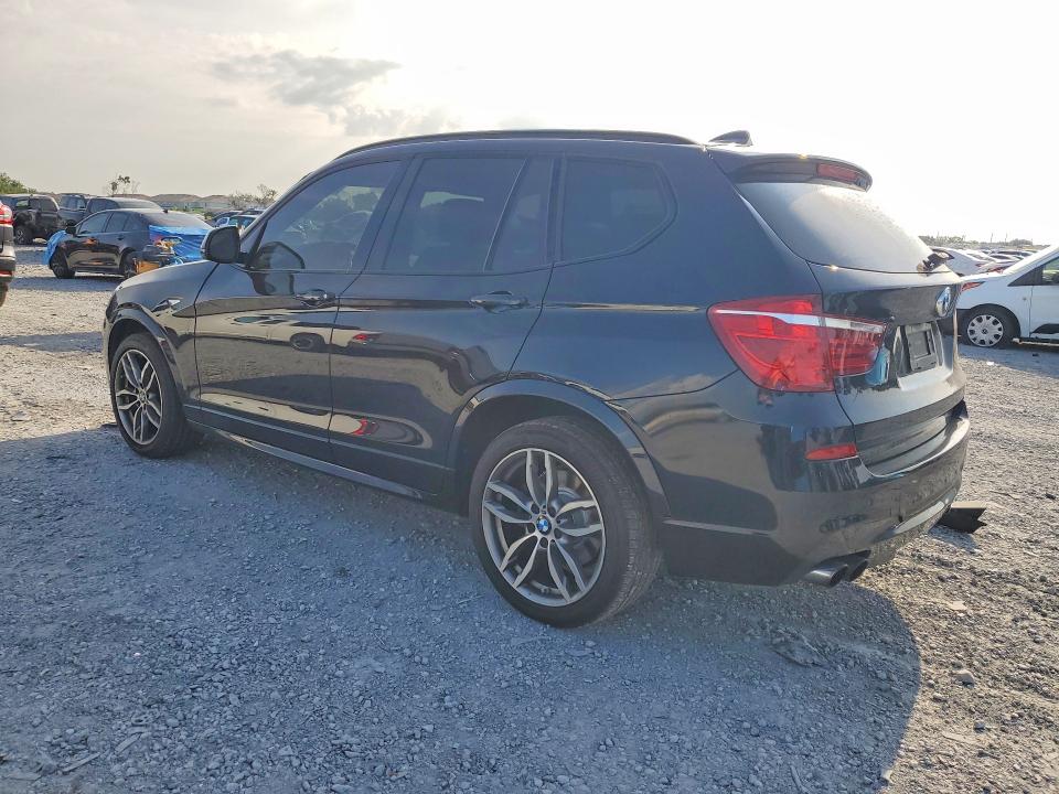 2017 BMW X3 VIN 5UXWX7C37H0U43650 COPART salvage auction — FRONT END, Fl - Cert Of Title Slvg Rebuildable, sold $3,850 on 2026-07-10 (photo 2)