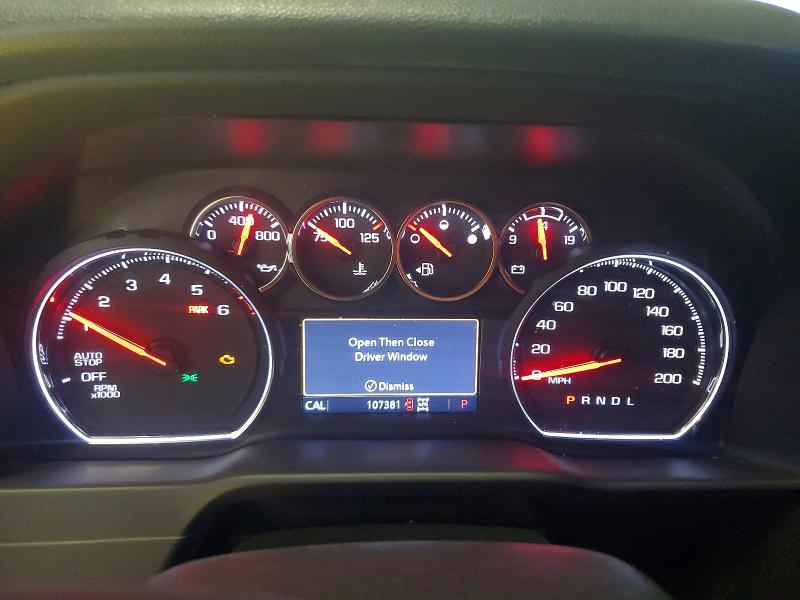 2020 Chevrolet Silverado VIN 1GCUYEED2LZ380719 COPART salvage auction — MECHANICAL, In - Certificate Of Title, sold $850 on 2026-07-30 (photo 9)
