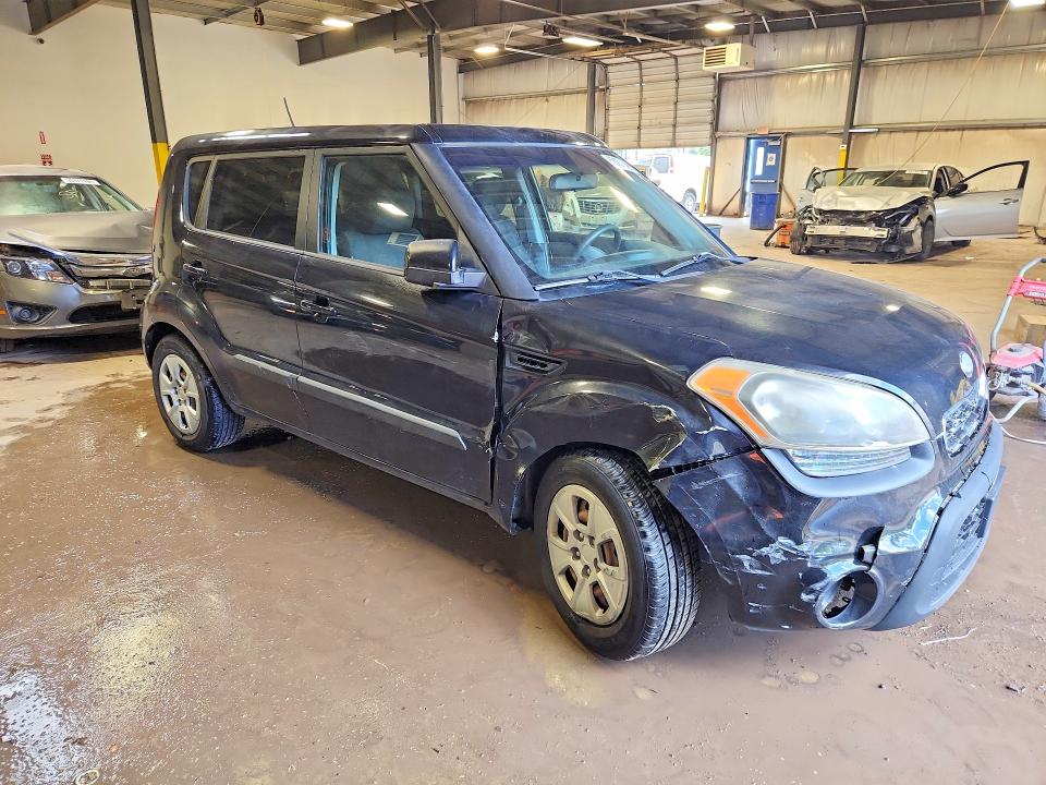 2013 Kia Soul VIN KNDJT2A52D7583752 COPART salvage auction — FRONT END, Pa - Certificate Of Salvage, sold $975 on 2026-07-06 (photo 4)
