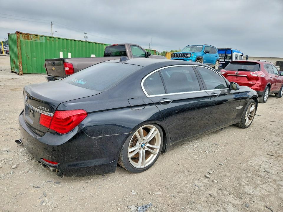 2011 BMW 7 series VIN WBAKC8C57BC434422 COPART salvage auction — NORMAL WEAR, In - Cert Of Title - Rebuilt Vehicl (P), sold $775 on 2026-07-02 (photo 3)