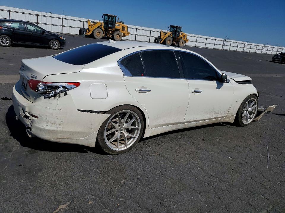 2017 Infiniti Q50 VIN JN1EV7AR3HM836888 COPART salvage auction — FRONT END, Ca - Salvage Certificate, sold $1,750 on 2026-07-20 (photo 3)