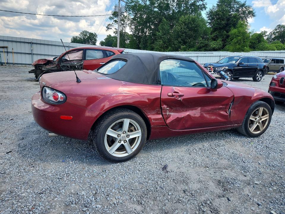 2006 Mazda Mx-5 VIN JM1NC25F760114429 COPART salvage auction — SIDE, Nc - Salvage Certificate Of Title, sold $225 on 2026-07-15 (photo 3)