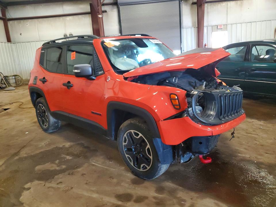 2016 Jeep Renegade VIN ZACCJBCT8GPC61585 COPART salvage auction — FRONT END, Mi - Certificate Of Title, sold $400 on 2026-08-07 (photo 4)
