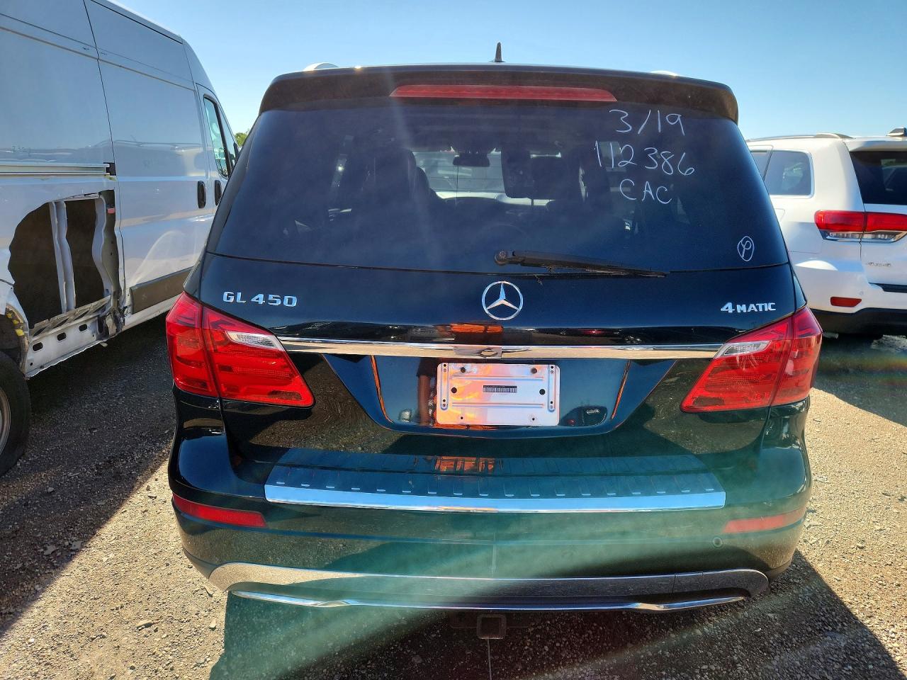 2013 Mercedes-Benz GL-Class VIN 4JGDF7CE9DA112386 COPART salvage auction — Front End, IL - CERTIFICATE OF TITLE (P), sold $2,300 on 2026-07-08 (photo 6)