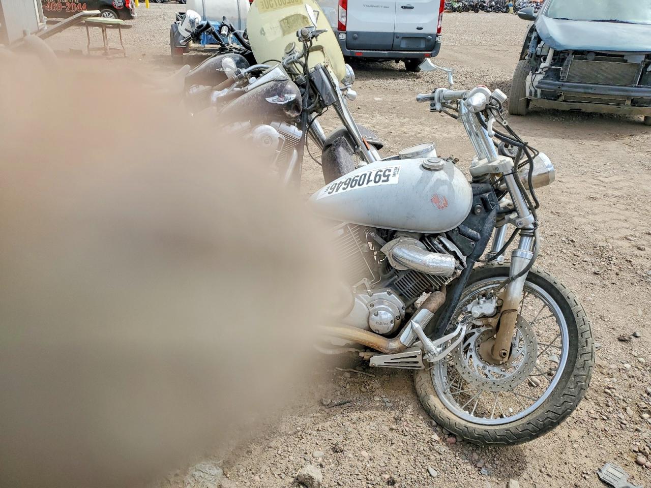 2008 Yamaha XVS1100 VIN JYAVP11E88A106019 COPART salvage auction — Front End, AZ - CERTIFICATE OF TITLE, sold $25 on 2026-06-29 (photo 1)