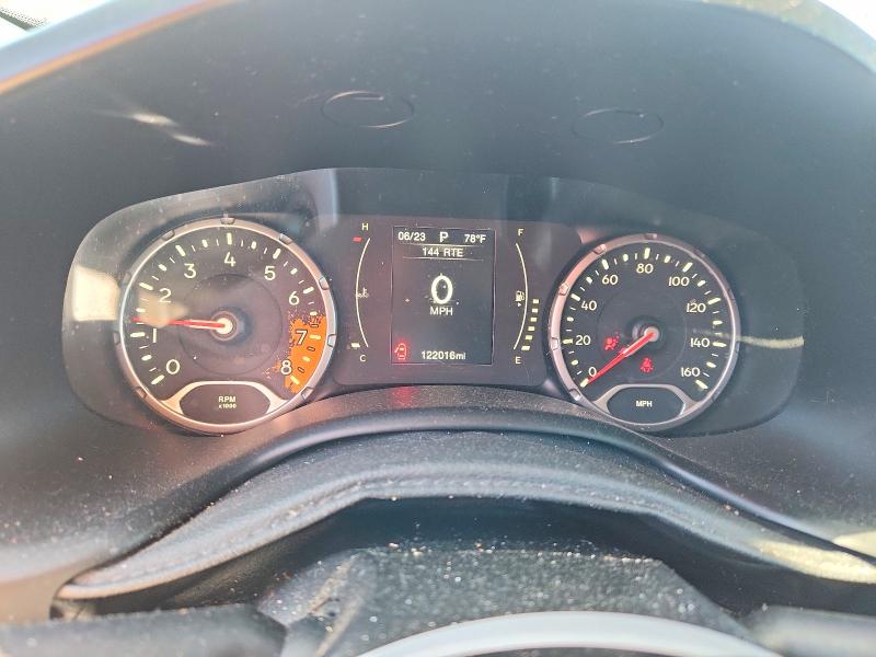 2016 Jeep Renegade VIN ZACCJABT1GPC60998 COPART salvage auction — WATER/FLOOD, Ky - Cert Of Title-Salvage Water, sold $1,700 on 2026-08-20 (photo 9)