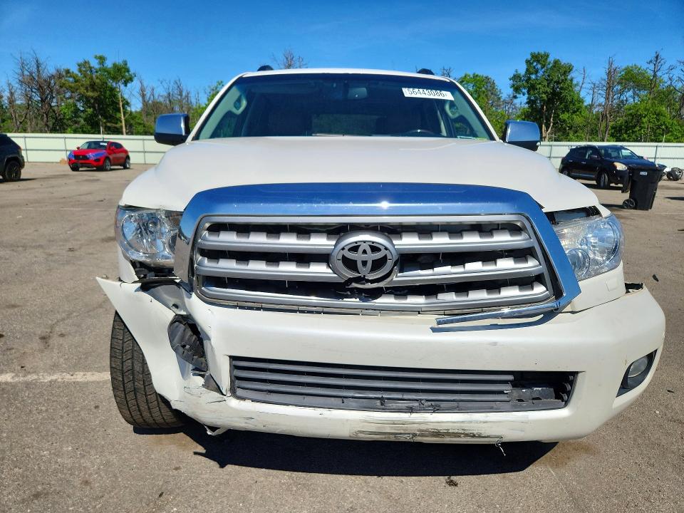 2011 Toyota Sequoia VIN 5TDDY5G10BS051794 COPART salvage auction — FRONT END, Ny - Mv-907A Salvage Certificate, sold $4,500 on 2026-07-08 (photo 5)