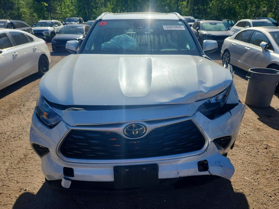 2023 Toyota Highlander VIN 5TDKDRBH7PS004509 COPART salvage auction — FRONT END, ON - PERMIT NO BRAND - UNFIT, sold $2,100 on 2026-07-21 (photo 5)
