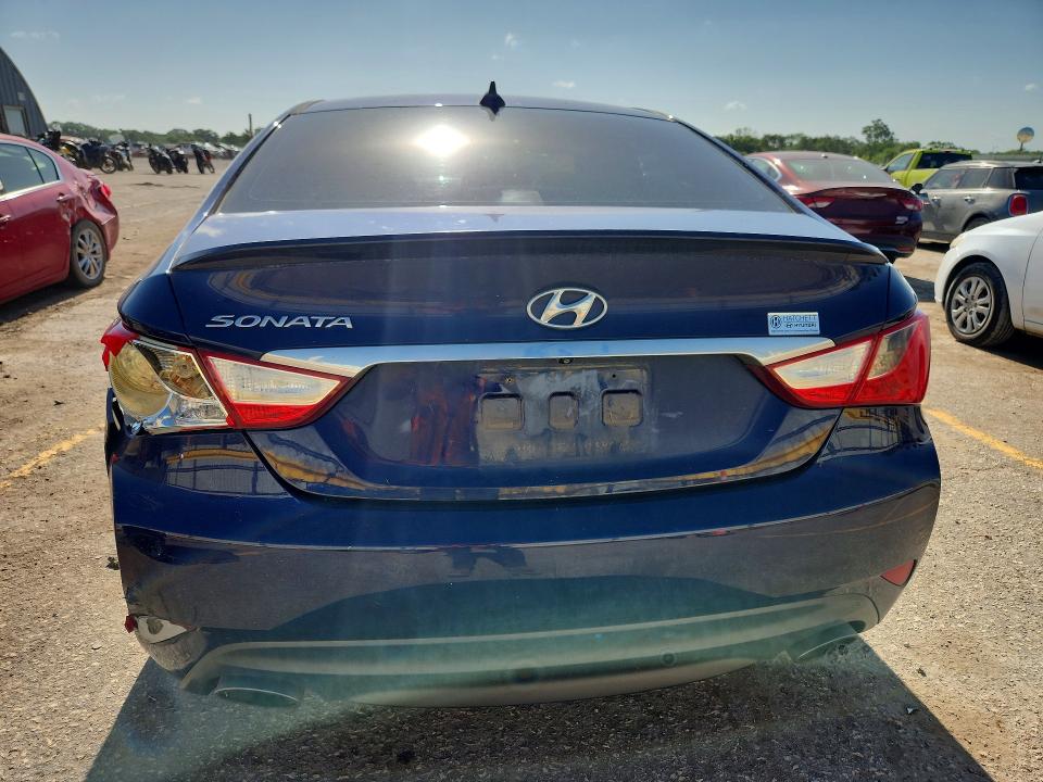 2014 Hyundai Sonata VIN 5NPEC4AC3EH825683 COPART salvage auction — REAR END, KS - CERT OF TITLE-SALVAGE, sold $800 on 2026-07-15 (photo 6)