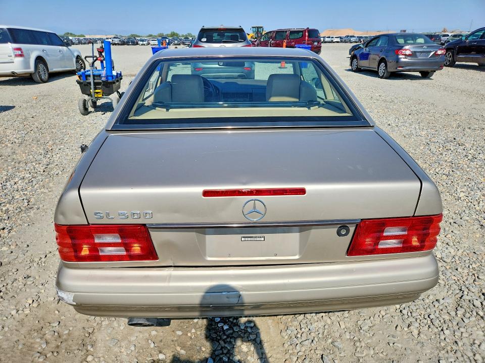 1999 Mercedes-benz Sl-class VIN WDBFA68F2XF186519 COPART salvage auction — REAR END, Co - Salvage Title, sold $5,300 on 2026-07-28 (photo 6)
