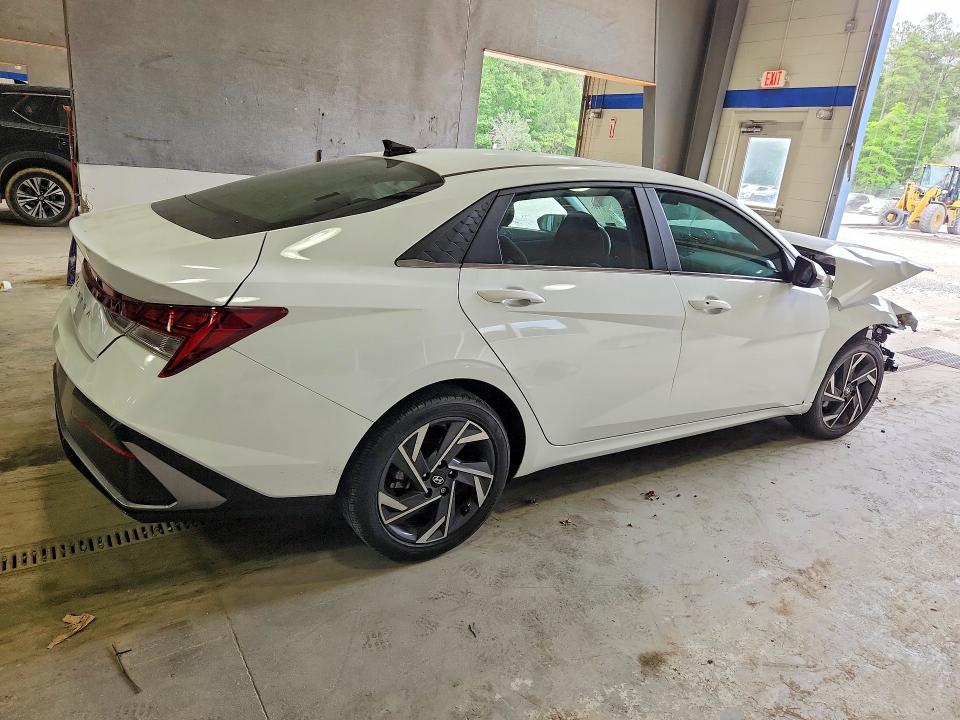 2024 Hyundai Elantra VIN KMHLS4DG1RU770053 COPART salvage auction — FRONT END, Va - Cert Of Title - Salvage, sold $1,250 on 2026-07-24 (photo 3)