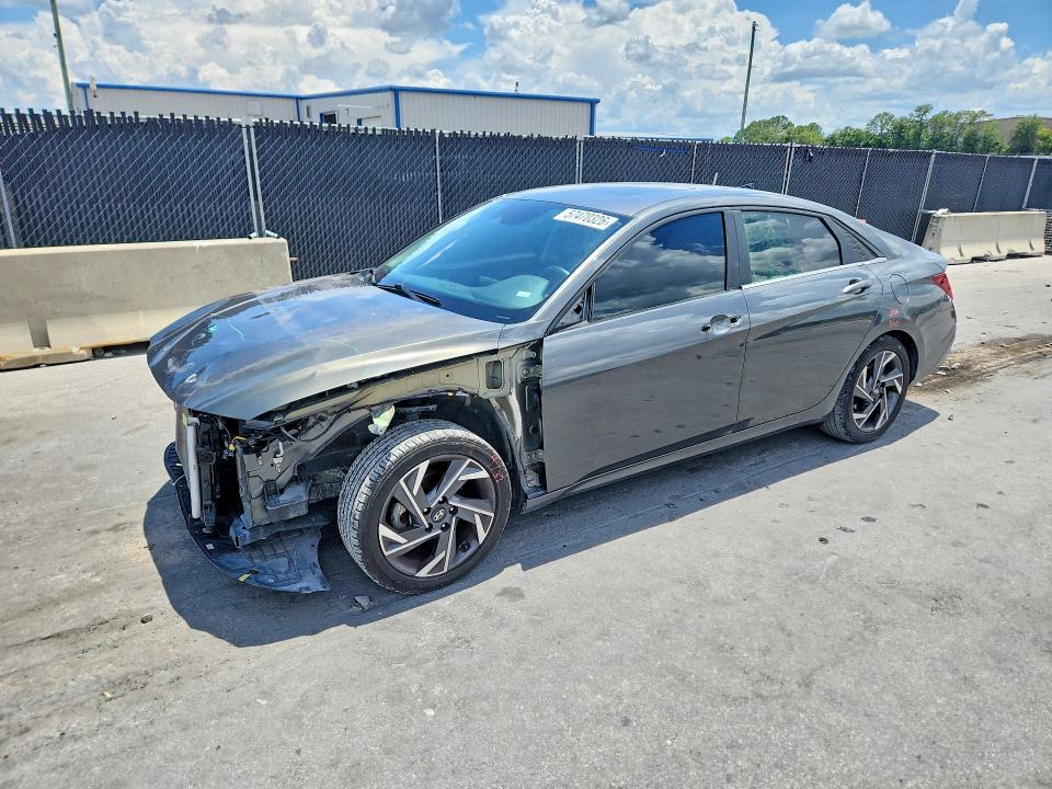2024 Hyundai Elantra VIN KMHLP4DG1RU683884 COPART salvage auction — FRONT END, Fl - Certificate Of Destruction, sold $4,950 on 2026-07-28 (photo 1)
