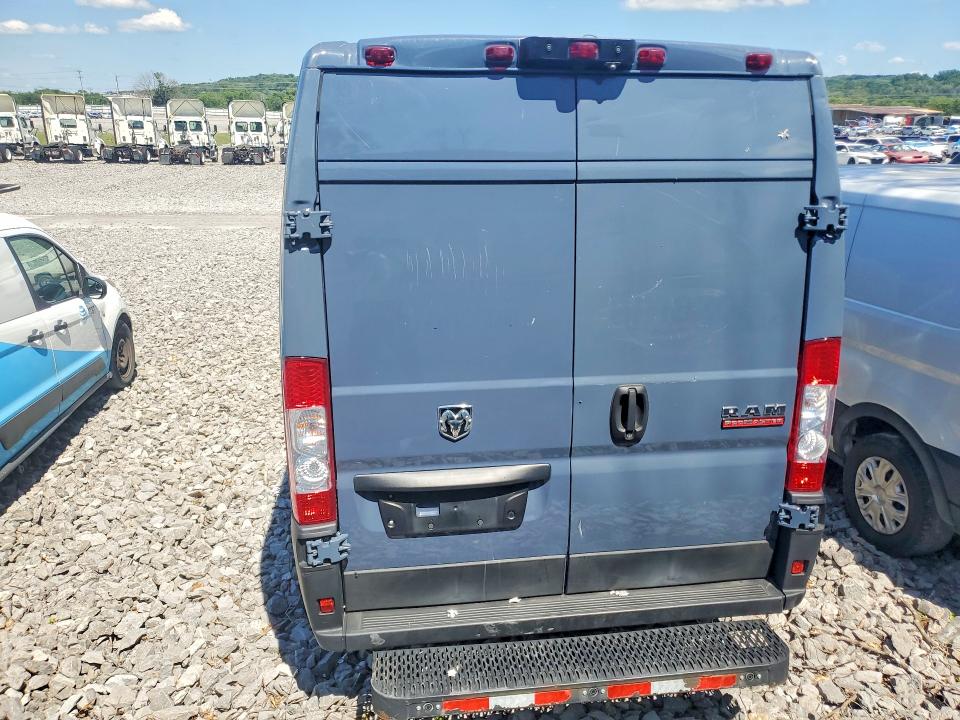 2021 Ram Promaster 3500 VIN 3C6FRVJGXME502950 COPART salvage auction — MECHANICAL, Tn - Certificate Of Title, sold $2,900 on 2026-07-08 (photo 6)