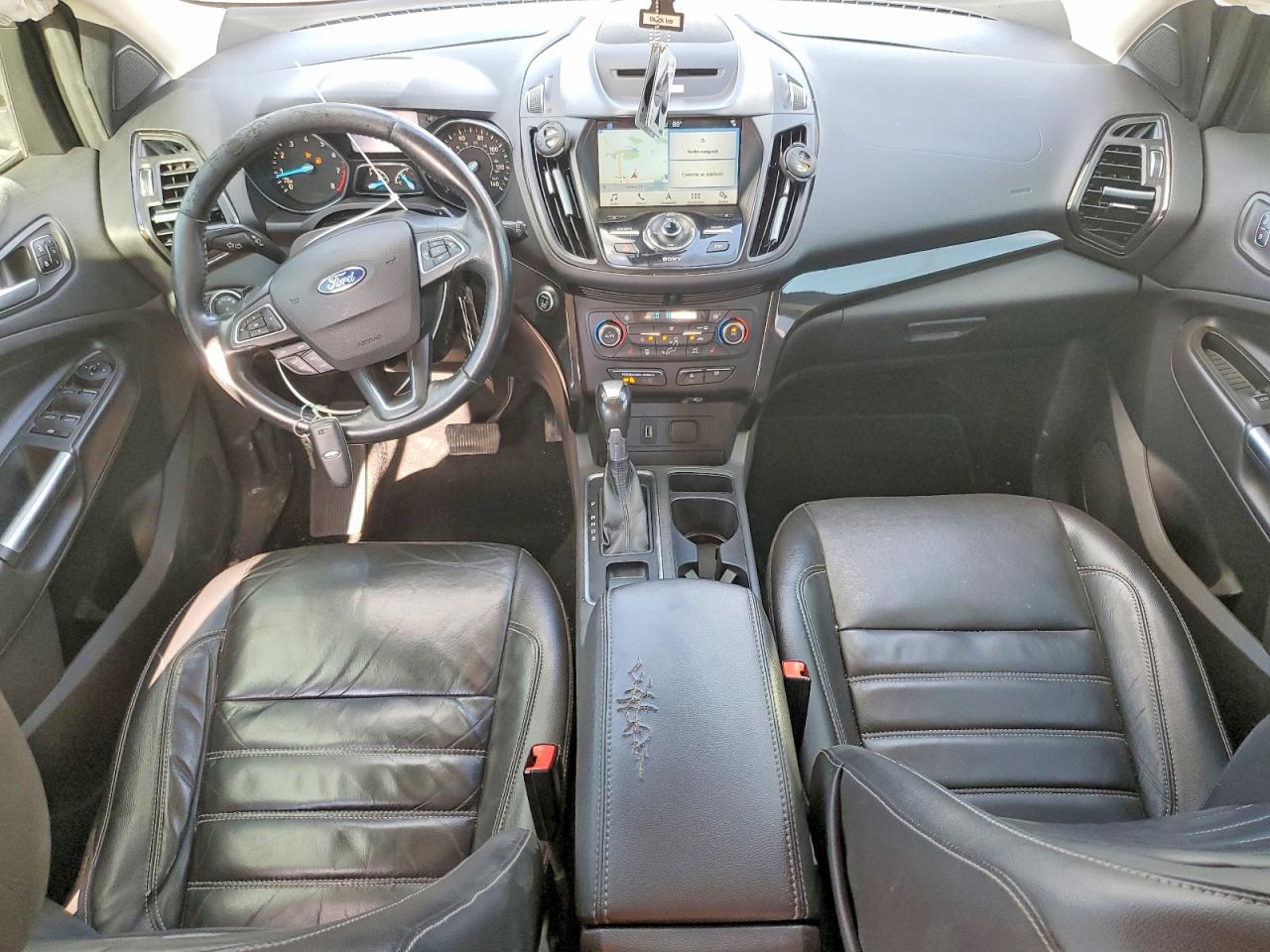 2017 Ford Escape VIN 1FMCU0J98HUD84298 COPART salvage auction — Side, TX - SALVAGE VEHICLE TITLE, sold $2,300 on 2026-07-02 (photo 8)