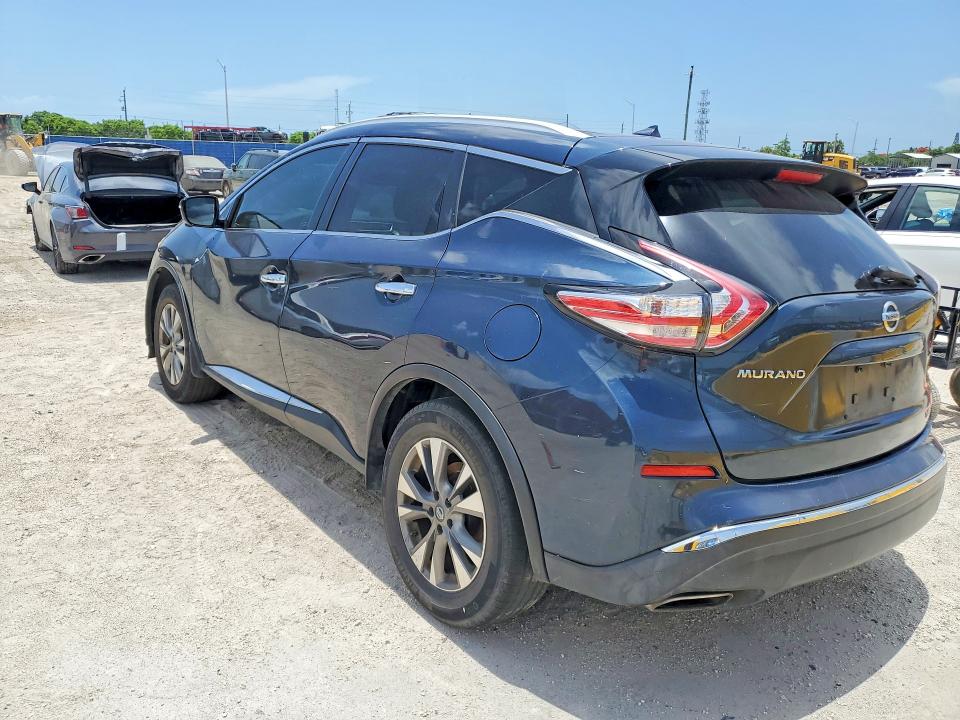 2015 Nissan Murano VIN 5N1AZ2MG2FN234550 COPART salvage auction — SIDE, Salvage Title, sold $1,100 on 2026-07-29 (photo 2)