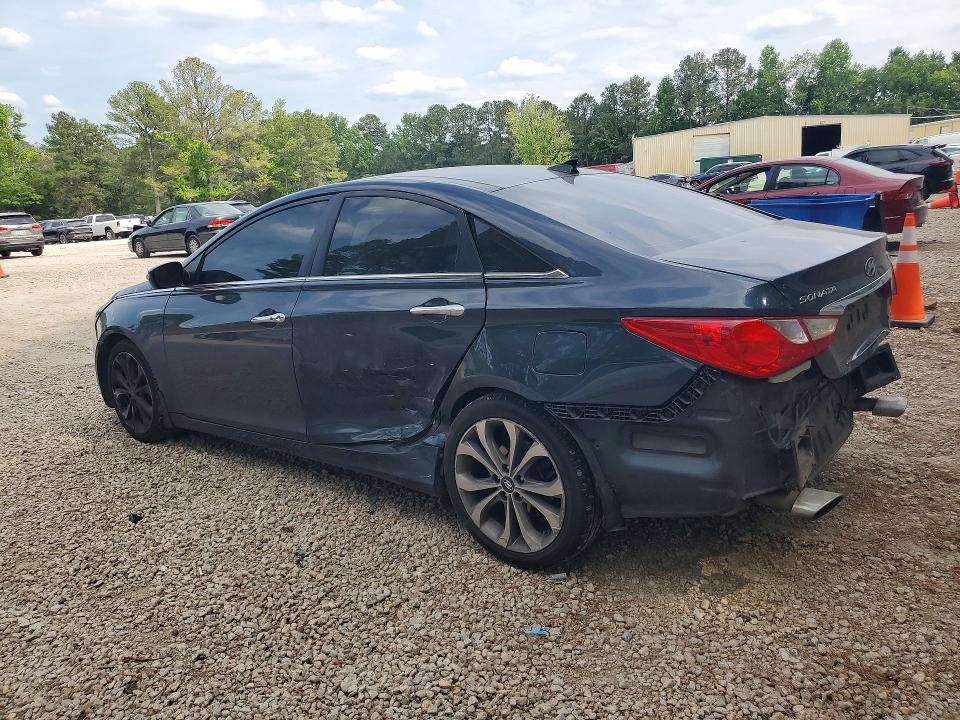 2013 Hyundai Sonata VIN 5NPEC4AB3DH593981 COPART salvage auction — REAR END, Nc - Salvage Certificate Of Title, sold $775 on 2026-07-31 (photo 2)