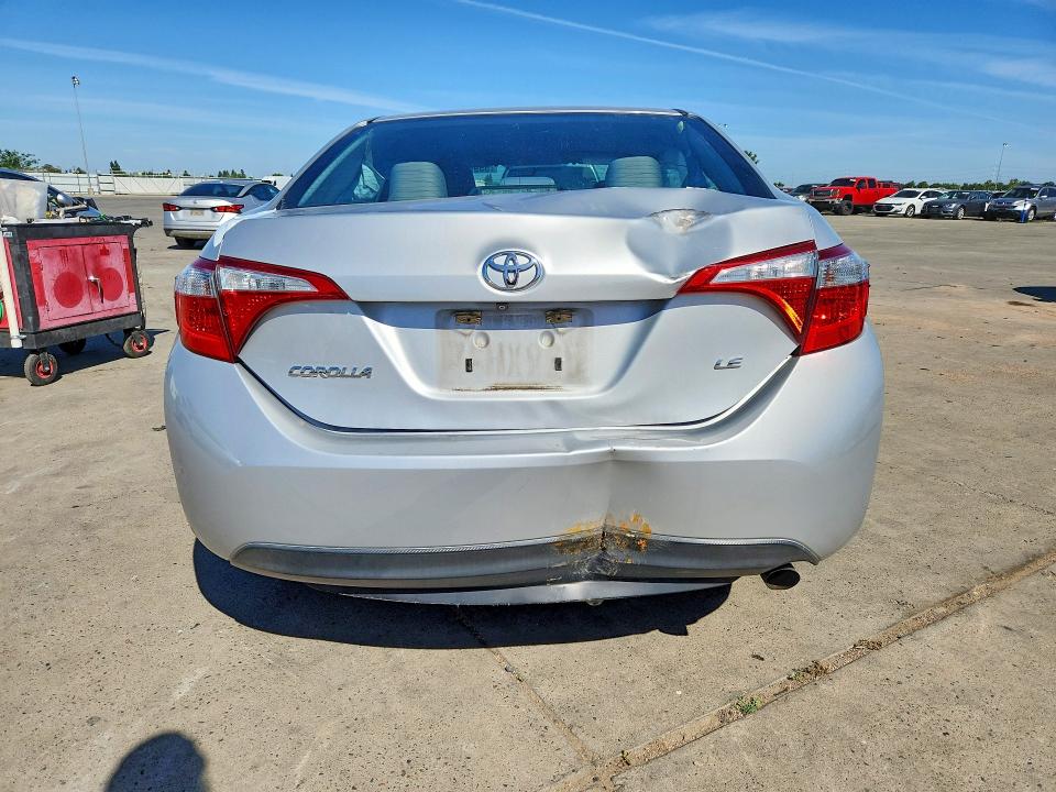 2015 Toyota Corolla VIN 5YFBURHE4FP188909 COPART salvage auction — FRONT END, Ca - Salvage Certificate, sold $625 on 2026-07-13 (photo 6)