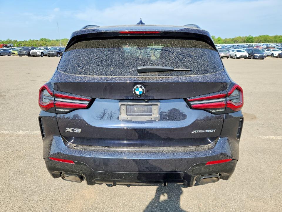 2024 BMW X3 VIN 5UX53DP09R9V39606 COPART salvage auction — FRONT END, Ny - Mv-907A Salvage Certificate, sold $15,400 on 2026-07-13 (photo 6)