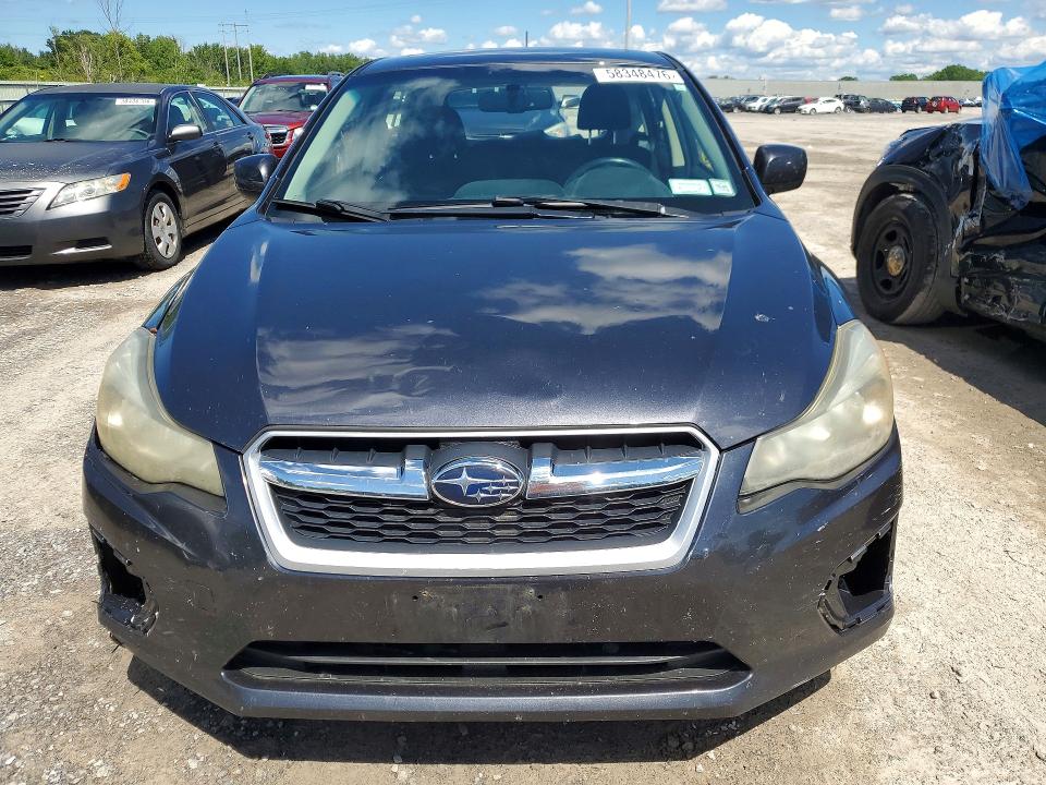 2014 Subaru Impreza VIN JF1GPAD65E8258138 COPART salvage auction — REAR END, Ny - Mv-907A Salvage Certificate, sold $375 on 2026-07-06 (photo 5)