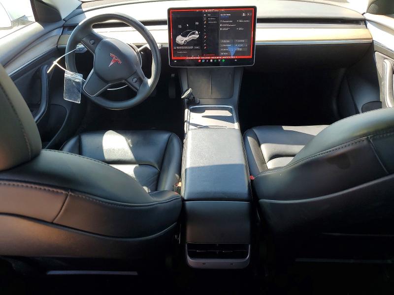 2022 Tesla VIN 5YJ3E1EB2NF143605 COPART salvage auction — FRONT END, Ca - Salvage Certificate, sold $8,700 on 2026-07-30 (photo 8)