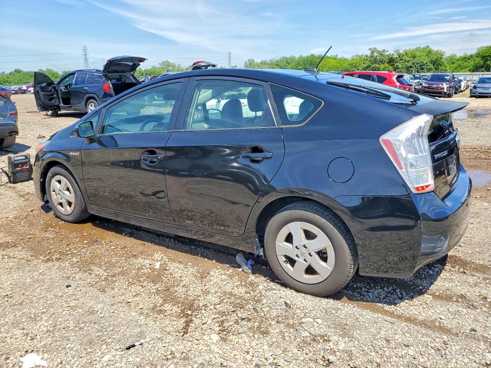 2011 Toyota Prius VIN JTDKN3DU7B0287297 COPART salvage auction — HAIL, Il - Salvage Certificate, sold $1,100 on 2026-07-31 (photo 2)